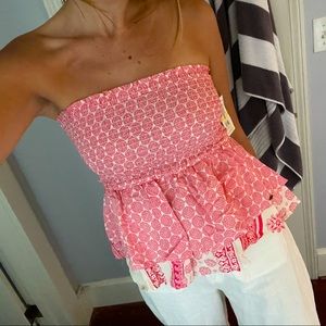 Beachy Red O’Neill Top!